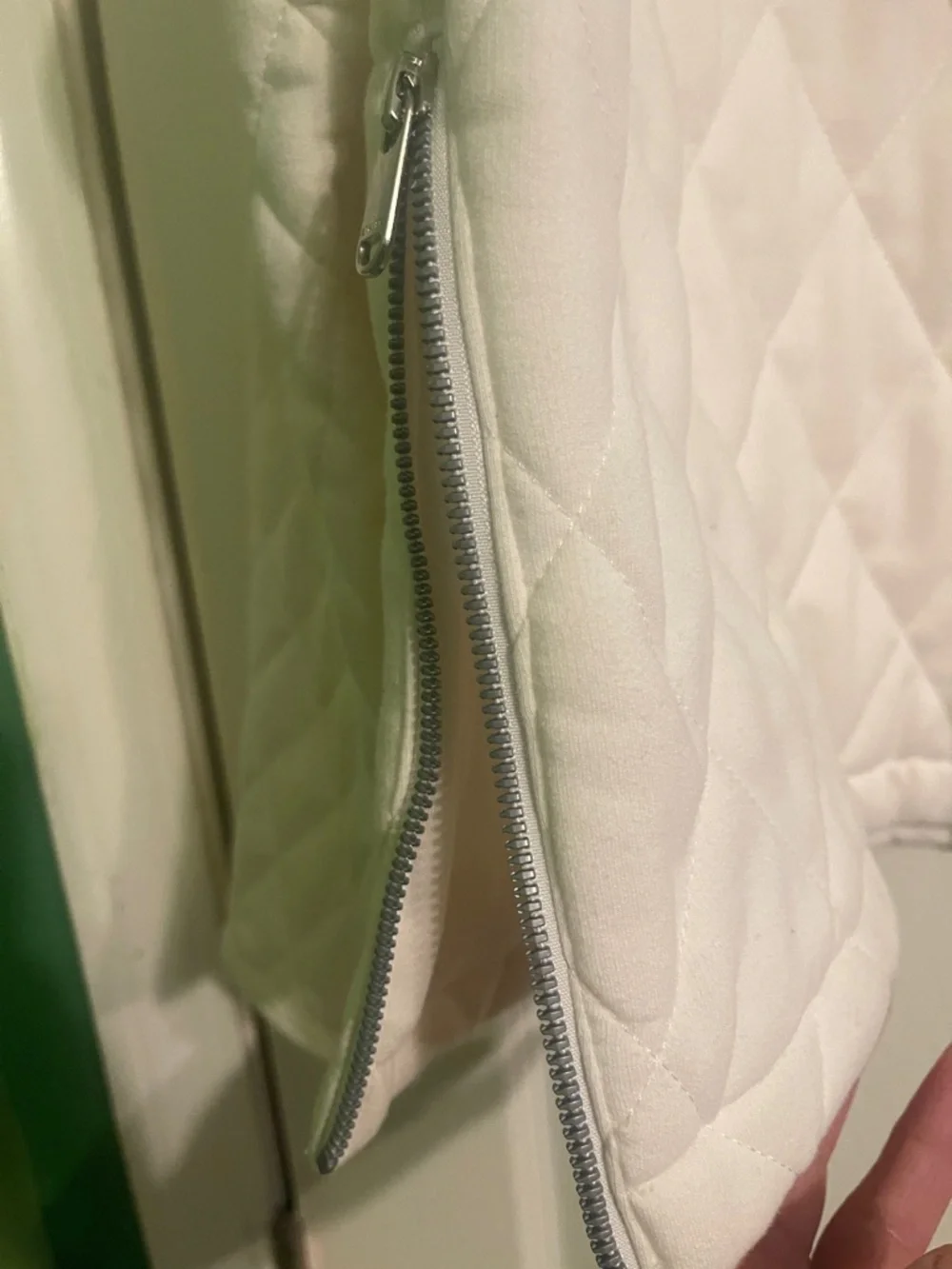 Athleta Quilted Crewneck Sweatshirt in White - Picture 3 of 9